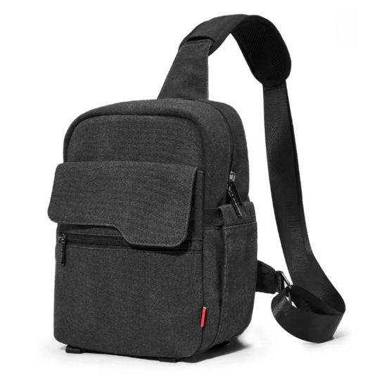 Waterproof Canvas Camera Sling Bag โ Small DSLR Crossbody Bag