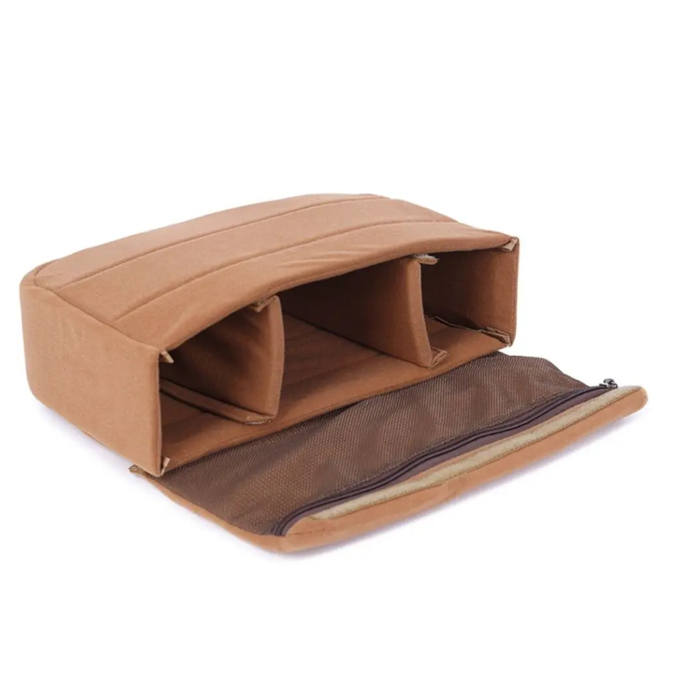 Oxford Waterproof Camera Insert Bag with thick Photography Organizer for DSLR & Lenses