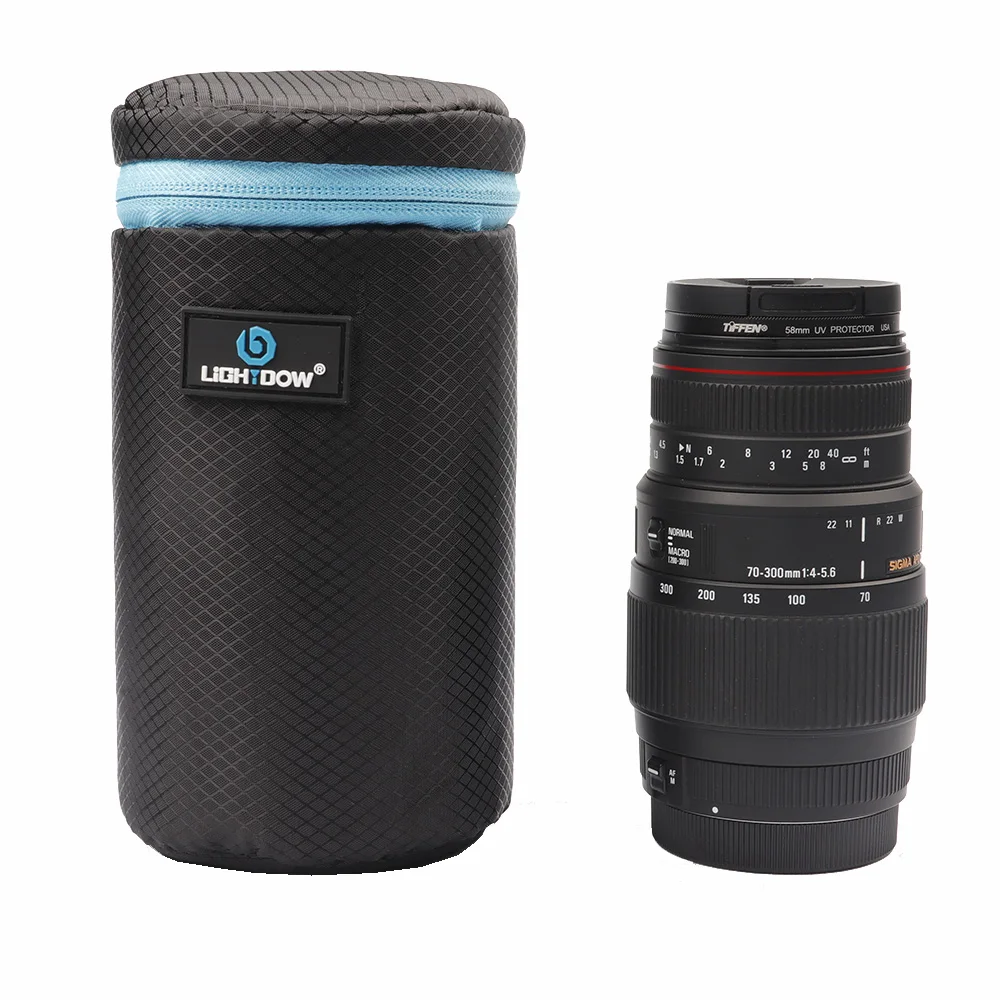 Lightdow 4-Size DSLR Camera Lens Bag Pouch Set