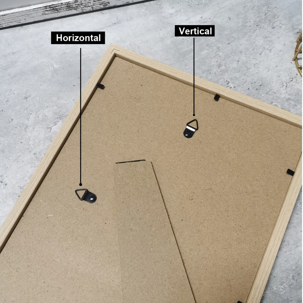 5Pcs Wooden Photo Frame Set – Wall & Tabletop Picture Frames