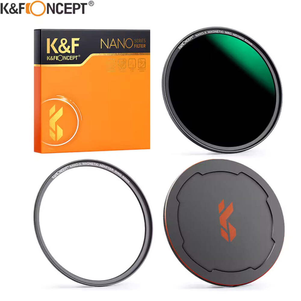 K&F Concept Magnetic HD ND1000 Filter Set with Lens Cap Nano-X 49β67mm
