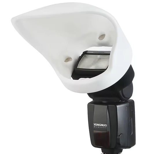 Bounce Diffused Light Flash Modifier for Canon Nikon Godox Yongnuo Speedlite