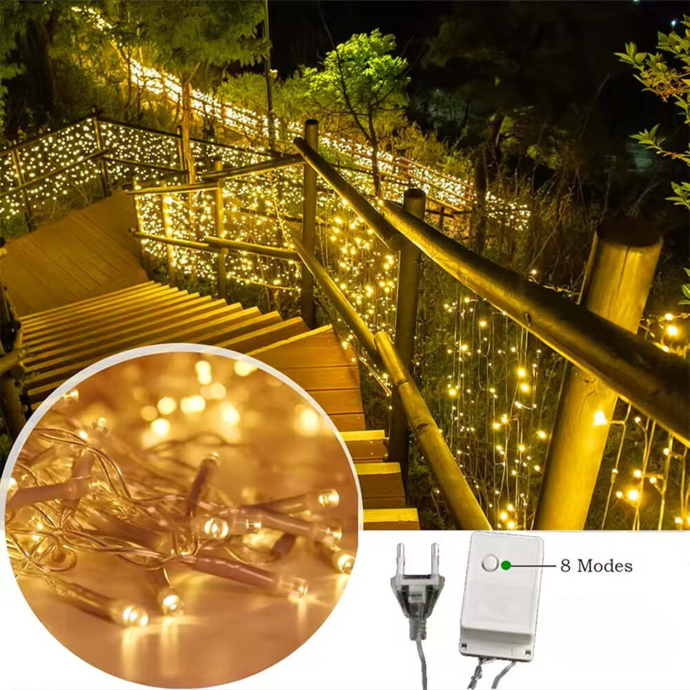 LED Curtain String Lights – Indoor/Outdoor Christmas Decoration