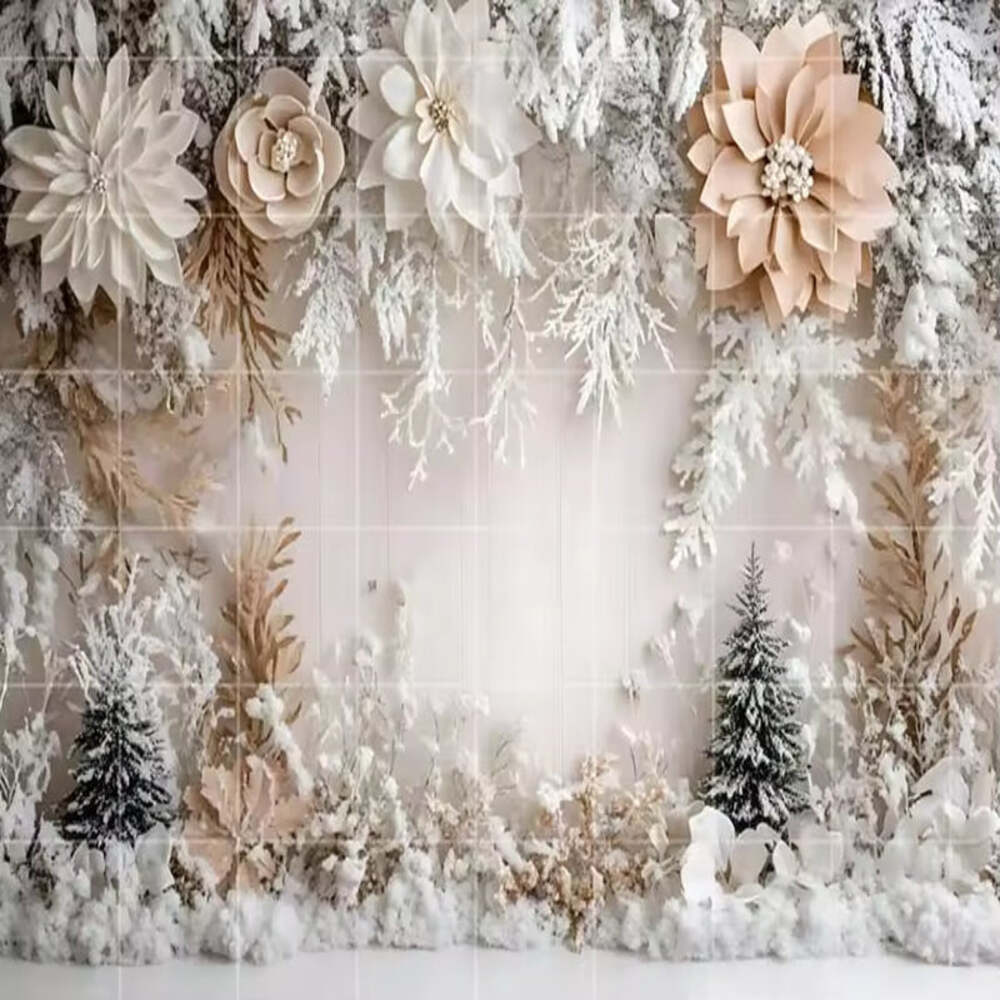 Snow Forest Backdrop