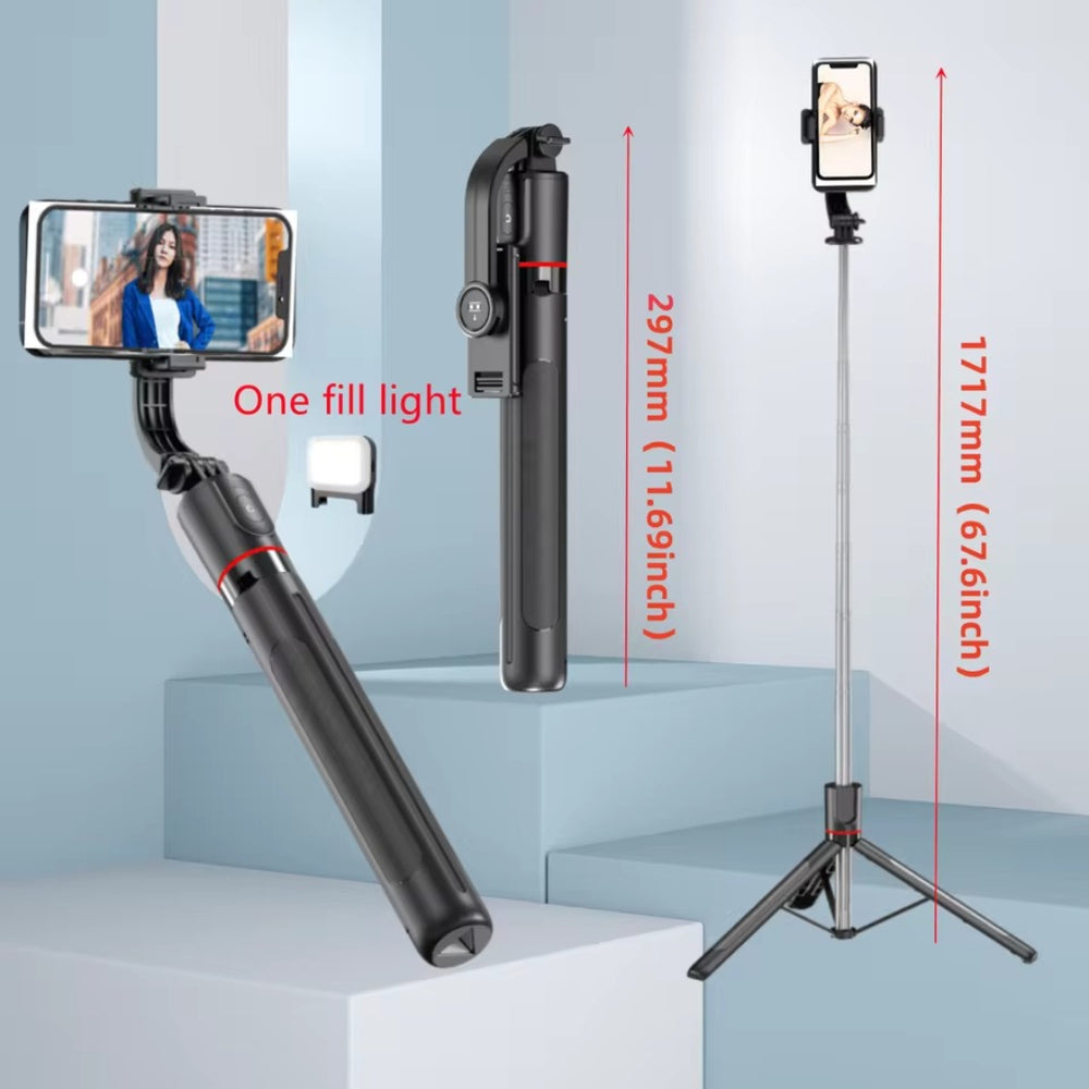 FGCLSY Selfie Stick Tripod with Bluetooth Remote for Smartphones