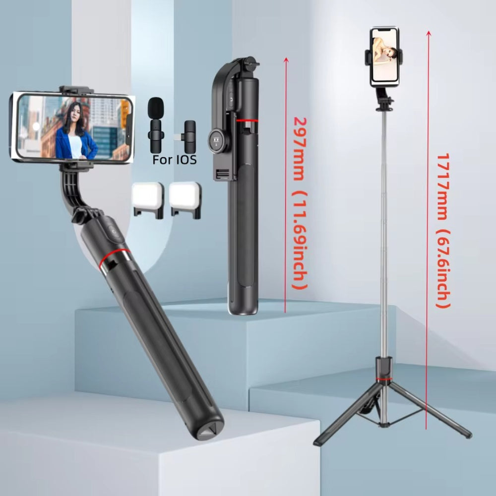 FGCLSY Selfie Stick Tripod with Bluetooth Remote for Smartphones
