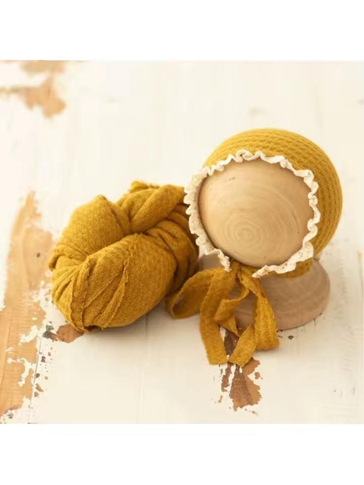 DIY Newborn Photography Props β Baby Wrap & Hat Set for Studio Shoots