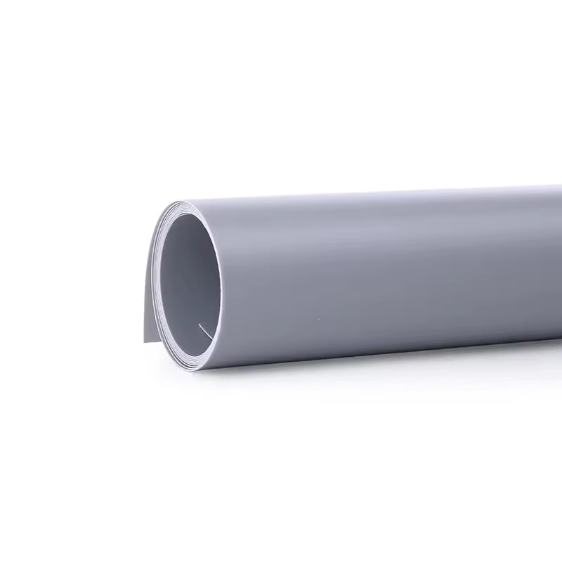 55×120cm Solid Matte PVC Waterproof White Photography Backdrop