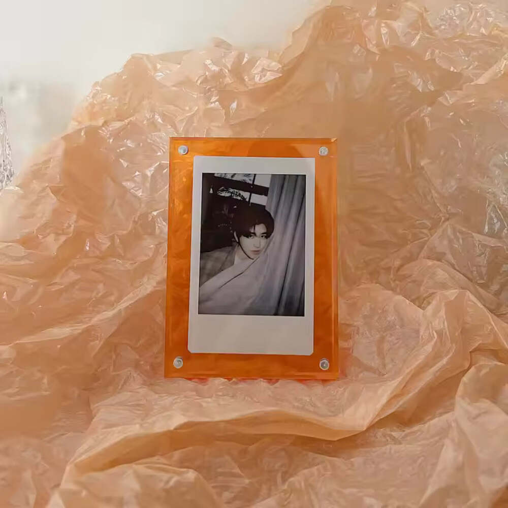3 Inch Polaroid Acrylic Photo Frame – Double-Sided Magnetic Display Stand