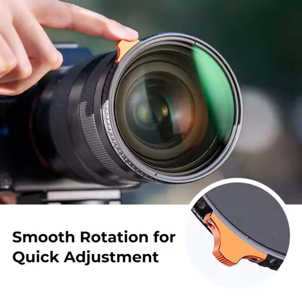 K&F CONCEPT ND2-32 Black Mist 2-in-1 Variable ND Camera Lens Filter