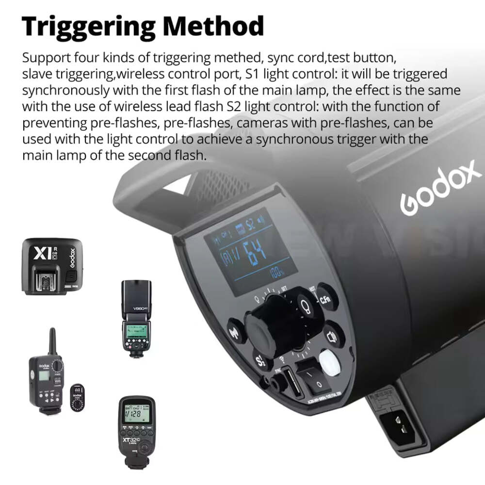 Godox DP400III/DP800III Studio Flash 400W 800W 2.4G for Canon Nikon Sony