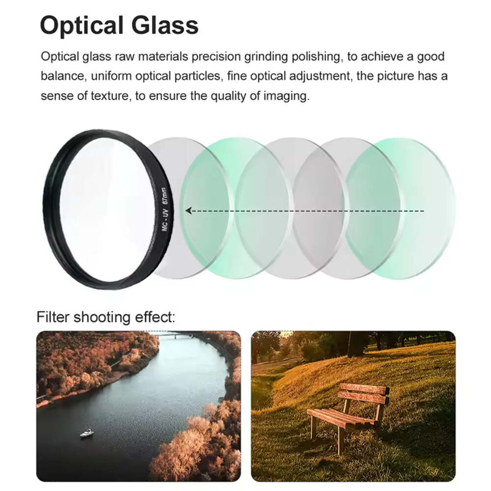 MC UV Filter Lens Protector Multi-Coated UV Filters for Camera Lenses