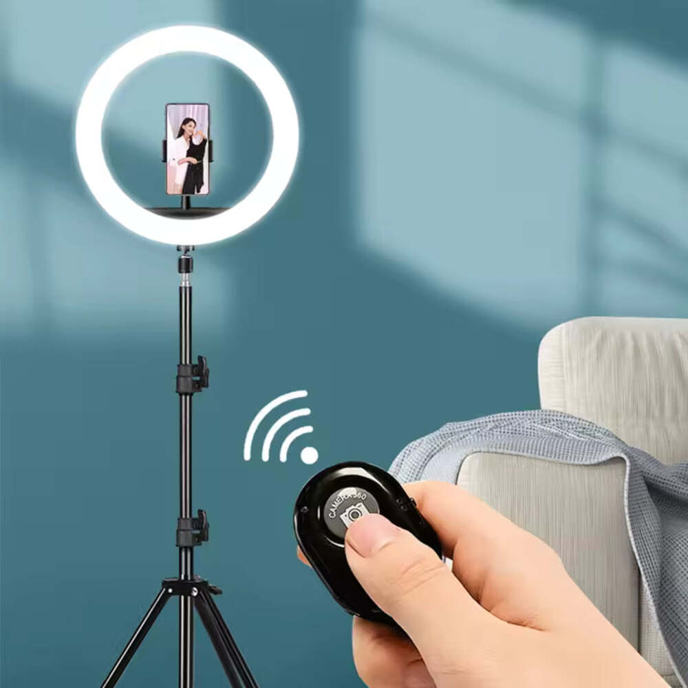 led ring light with tripod stand