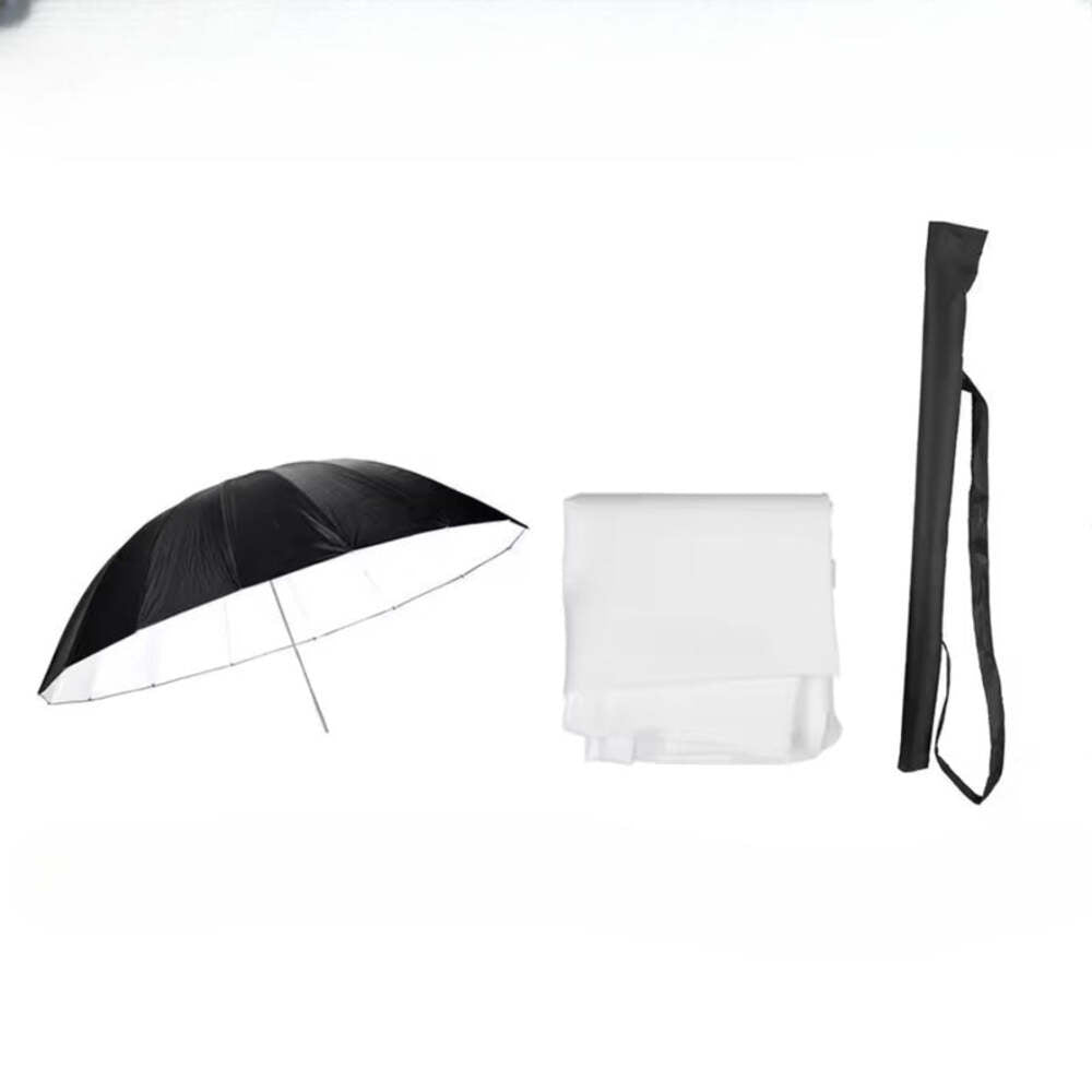 Godox 150cm 60" Black White Silver Reflective Umbrella with Diffuser