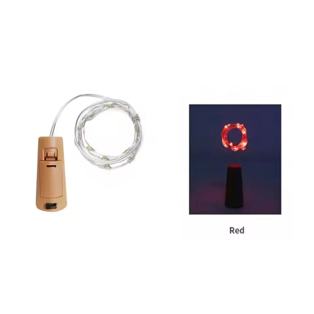 LED Wine Bottle Fairy String Lights – Waterproof Cork Garland