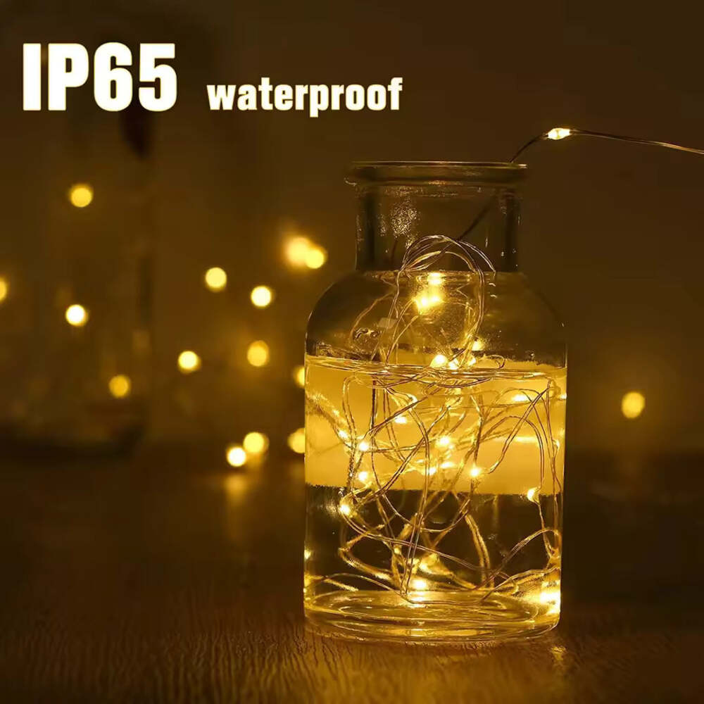 Photo Clip LED String Light Warm White 2/5/10M Battery Fairy Lamp