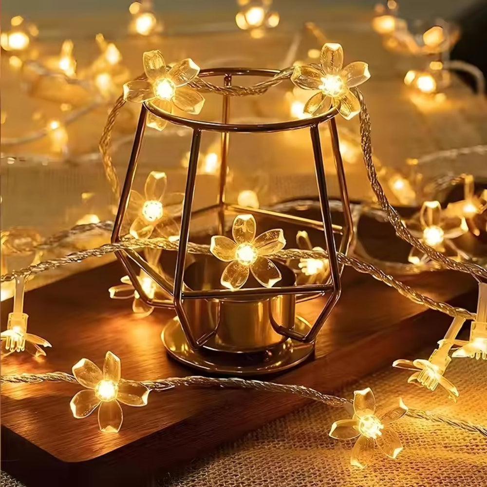 3–10M Warm White Cherry Blossom LED Fairy String Lights
