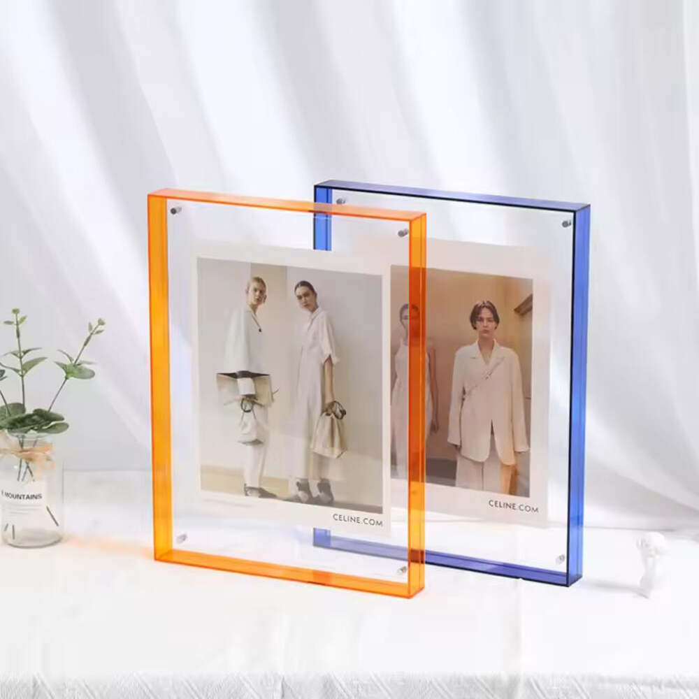 Transparent Acrylic Photo Frame – Wall & Tabletop Display for Posters, Paintings, Photos