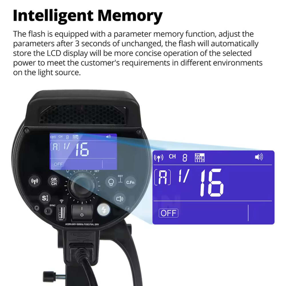 Godox DP400III/DP800III Studio Flash 400W 800W 2.4G for Canon Nikon Sony