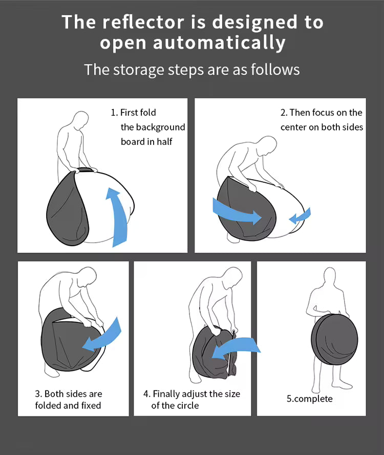 Selens Collapsible Portable Green & Blue Screen Backdrop for Photography