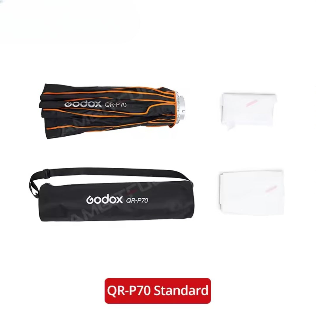 Godox QR-P70/90/120 Quick Release Parabolic Softbox with Grid β Bowens Mount
