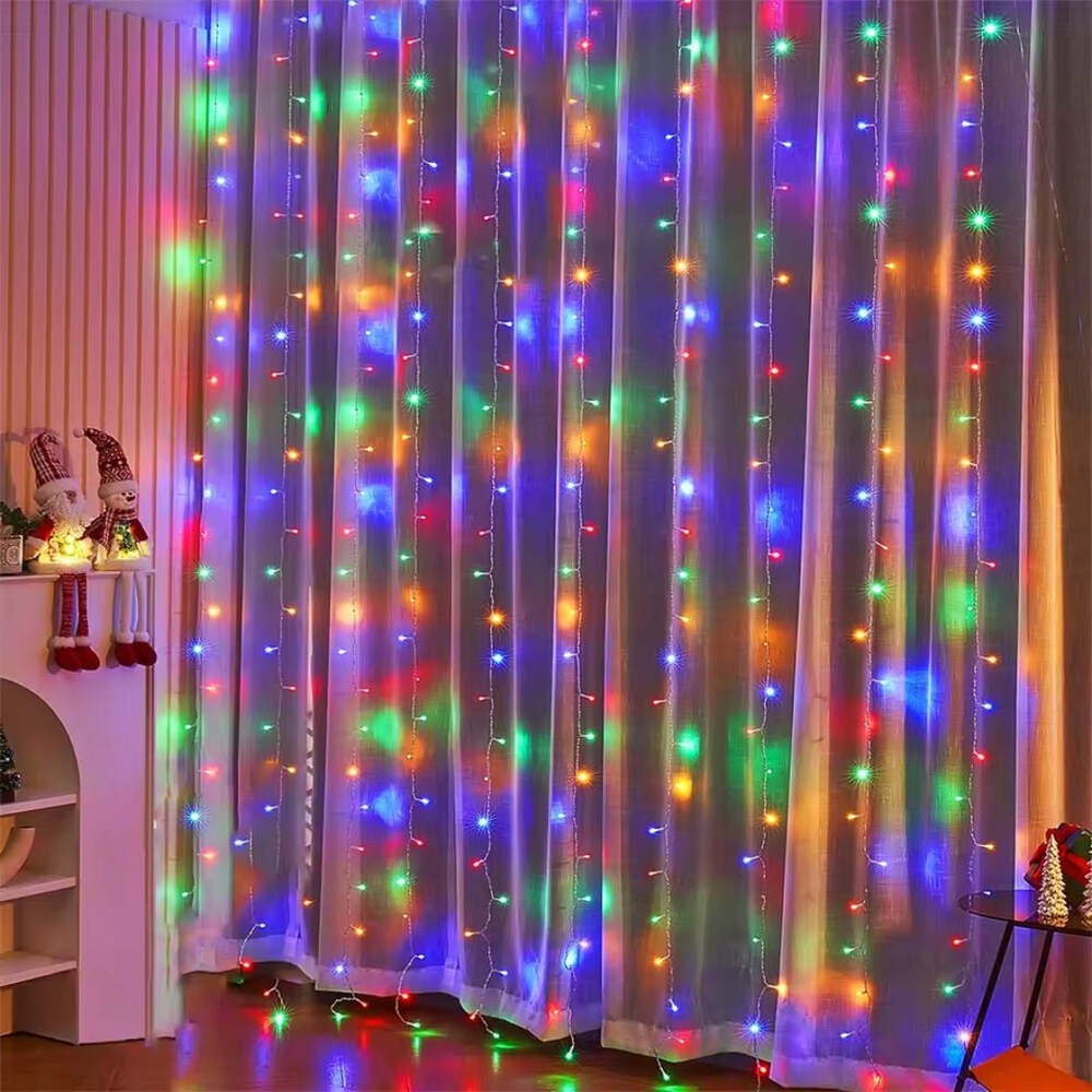 LED Curtain String Lights – Indoor/Outdoor Christmas Decoration