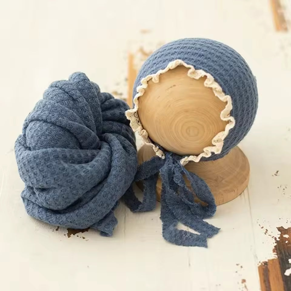 DIY Newborn Photography Props β Baby Wrap & Hat Set for Studio Shoots