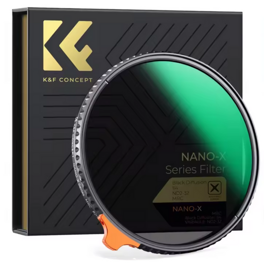 K&F CONCEPT ND2-32 Black Mist 2-in-1 Variable ND Camera Lens Filter