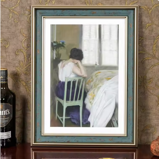 American Retro Photo Frame – Vintage Desktop & Wall Hanging Home Decor