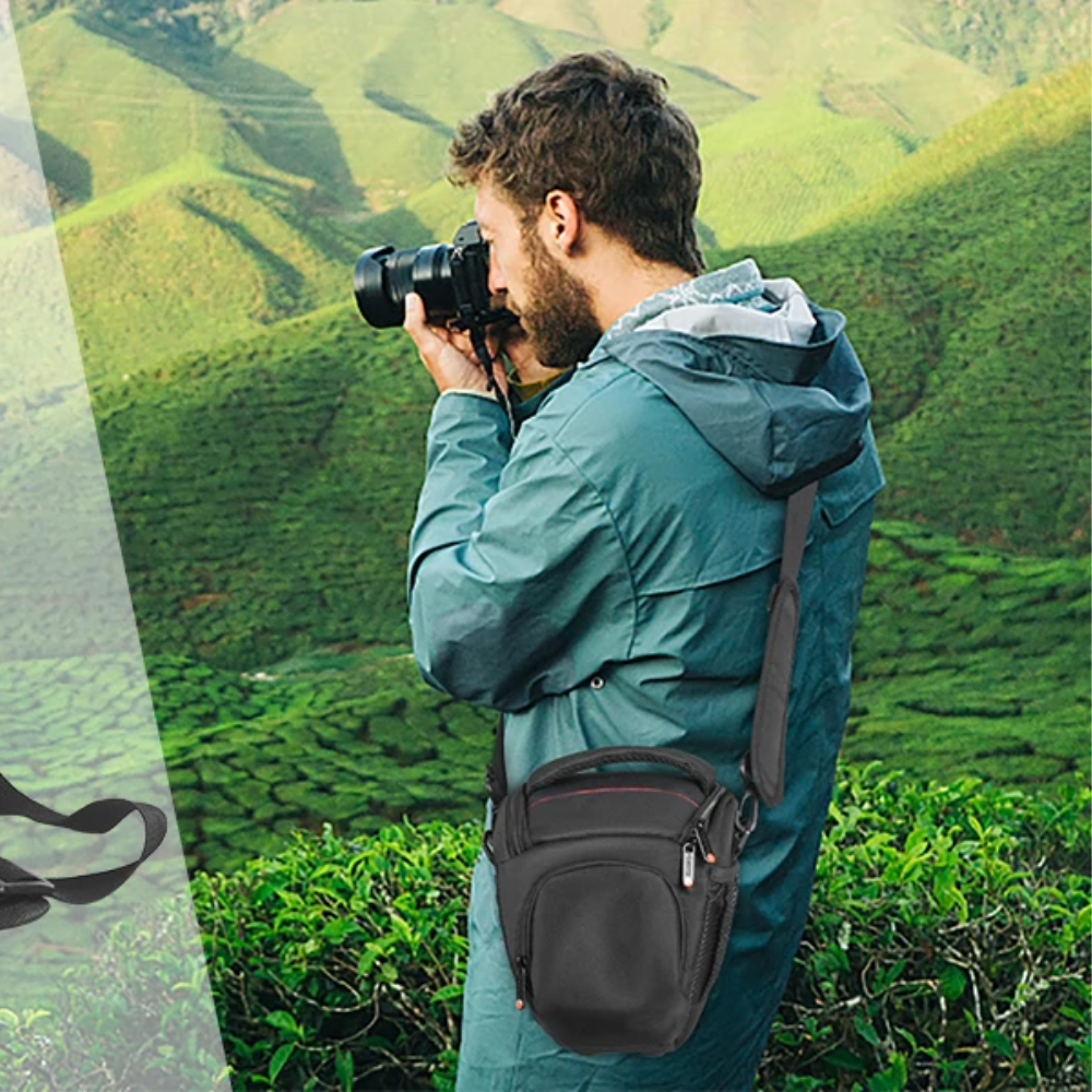 FOSOTO FT-R5 Black Waterproof DSLR Camera Bag for Canon