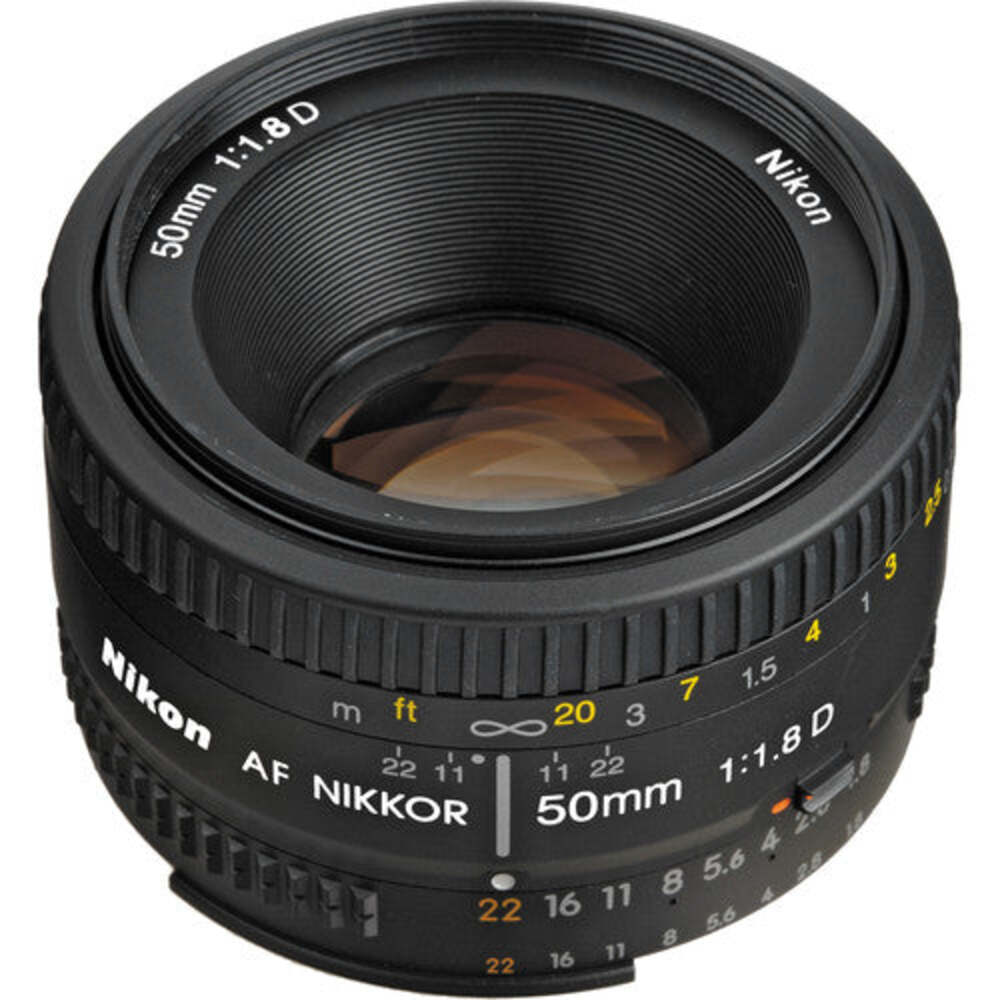 Nikon 50mm f/1.8D AF Nikkor Prime Lens for DSLR Cameras
