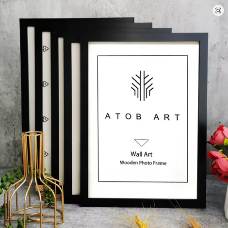 5Pcs Wooden Photo Frame Set – Wall & Tabletop Picture Frames