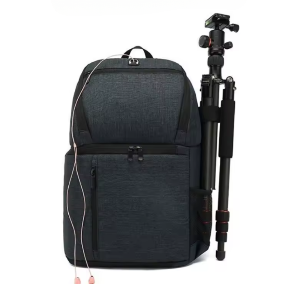 Nylon Professional SLR Camera Backpack – Large Waterproof Travel Bag with Tripod