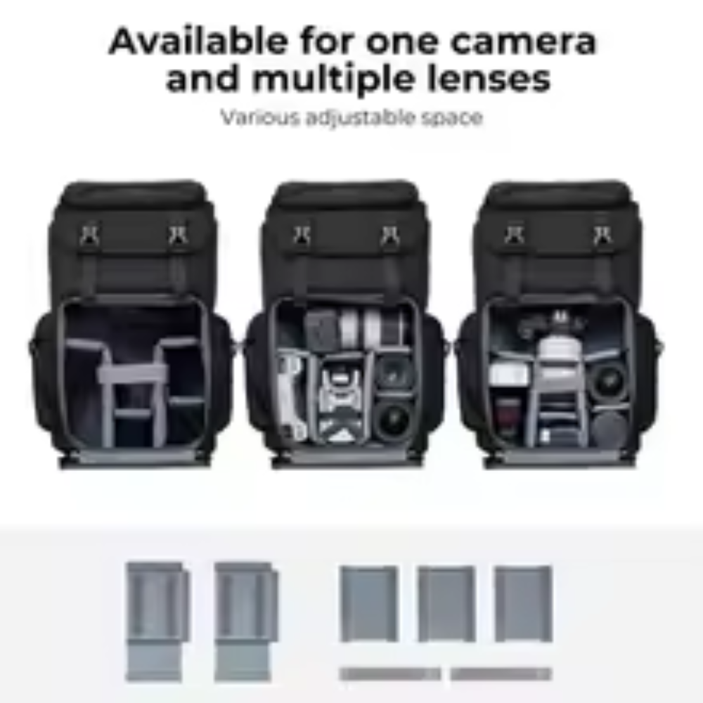 K&F Concept 25L Camera Backpack with Laptop Compartment for DSLR & Mirrorless