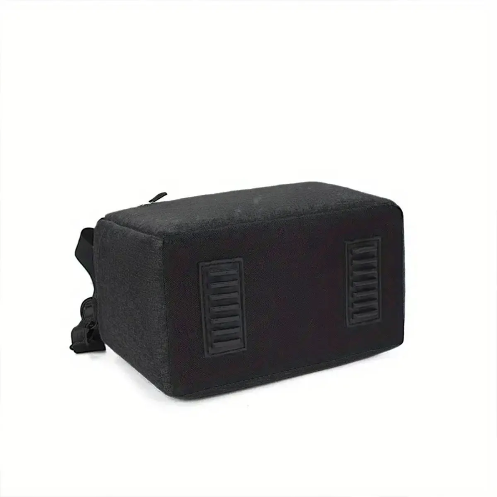 Black Nylon DSLR Camera Bag – Waterproof, Portable for Canon
