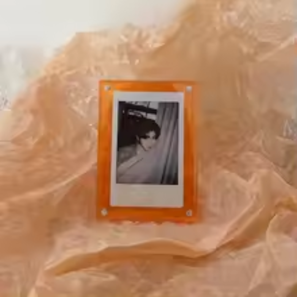 3 Inch Polaroid Acrylic Photo Frame – Double-Sided Magnetic Display Stand
