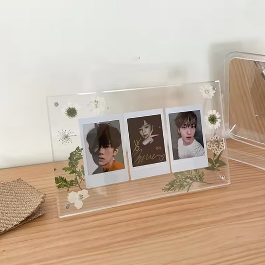 Acrylic Photo Frame – Photocard Display Stand for Room & Office Desk Décor