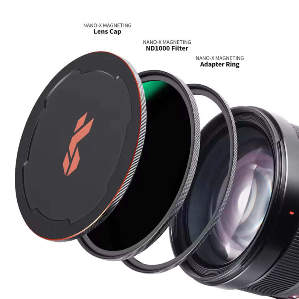 K&F Concept Magnetic HD ND1000 Filter Set with Lens Cap Nano-X 49–67mm