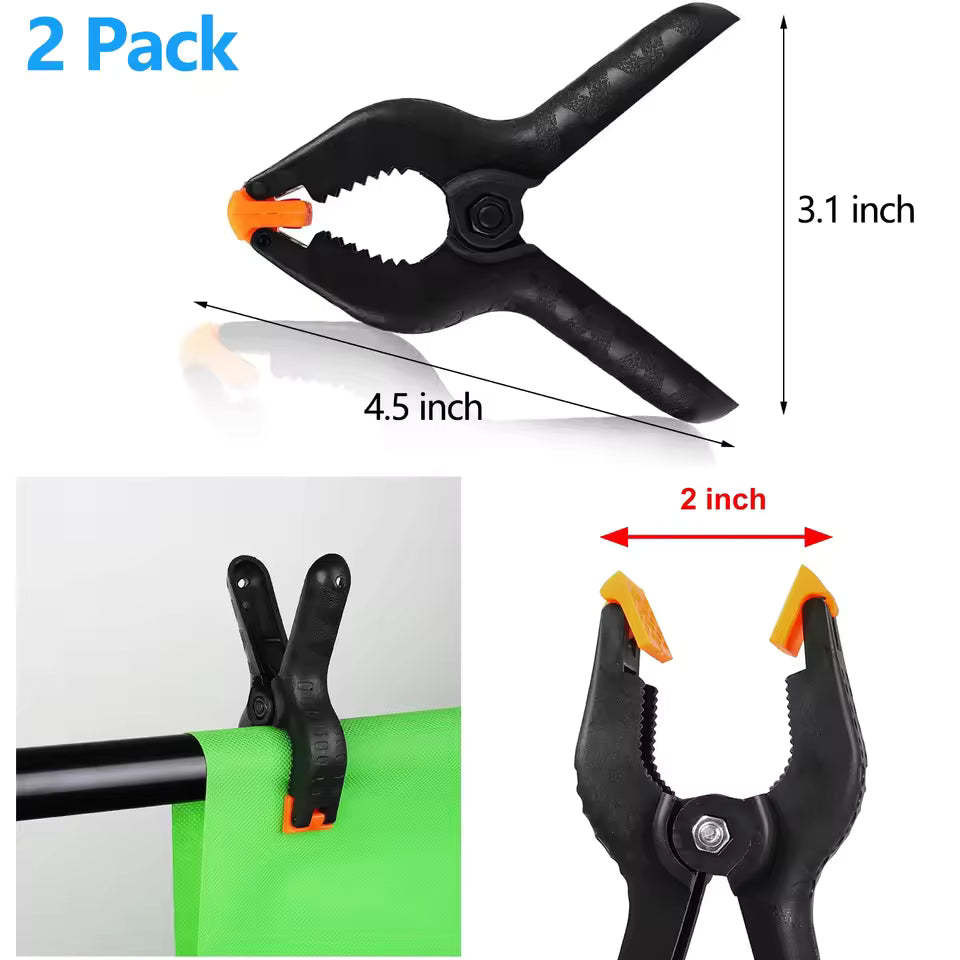 Backdrop Stand Support System Kit for Photo & Video Studio
