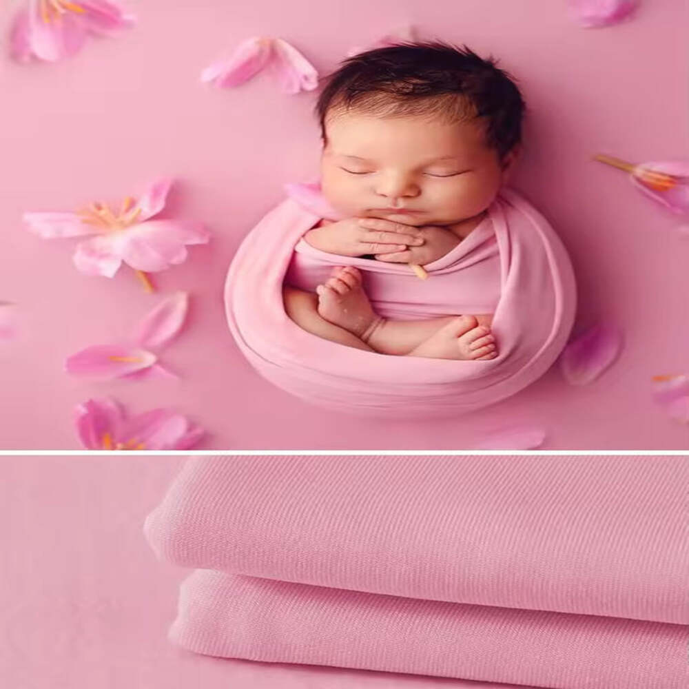 Newborn Photography Wrap – Soft, Stretchable Baby Photo Prop