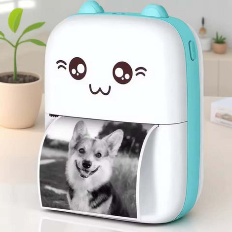 Portable Mini Bluetooth Thermal Printer for Labels, Photos & Notes