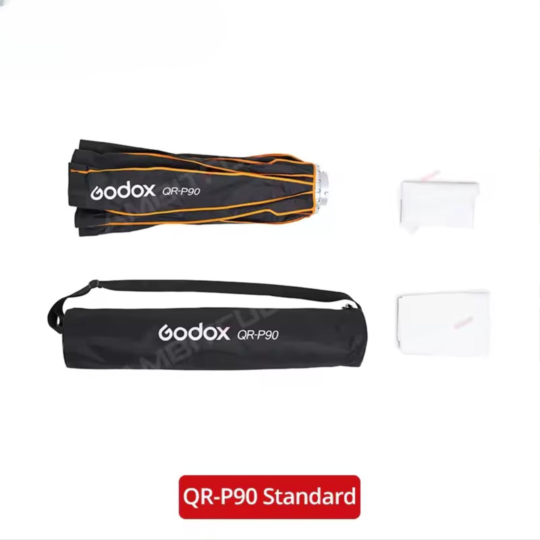 Godox QR-P70/90/120 Quick Release Parabolic Softbox with Grid – Bowens Mount