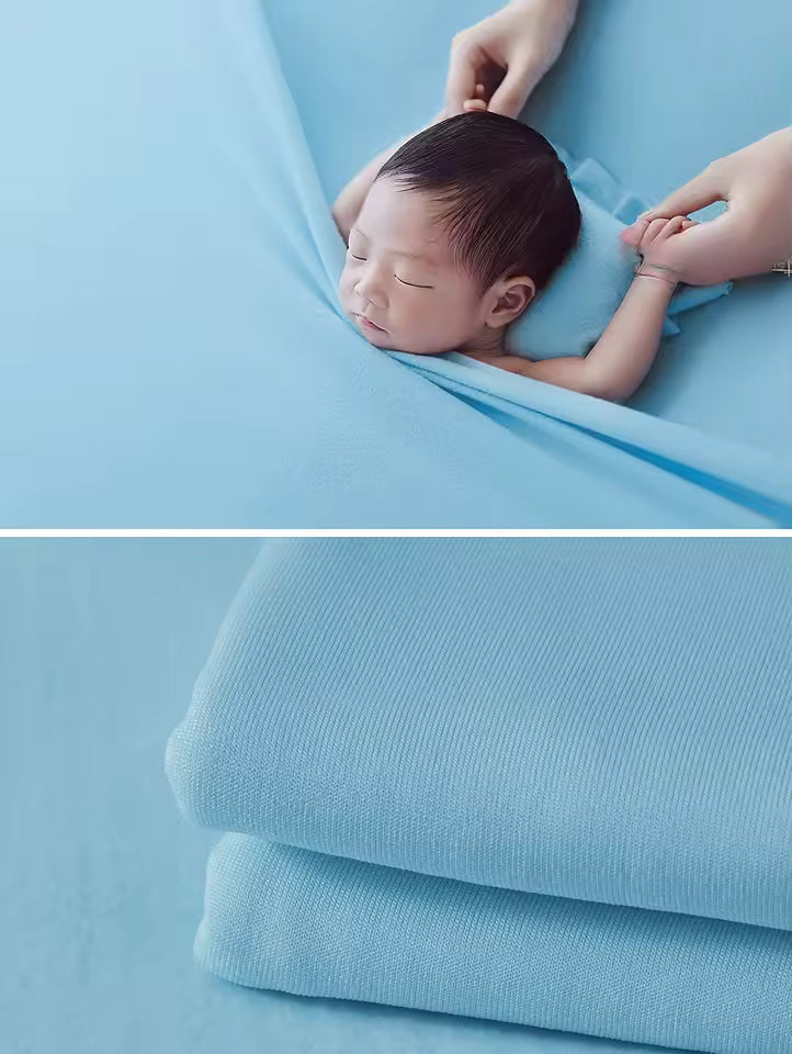 Newborn Photography Wrap – Soft, Stretchable Baby Photo Prop