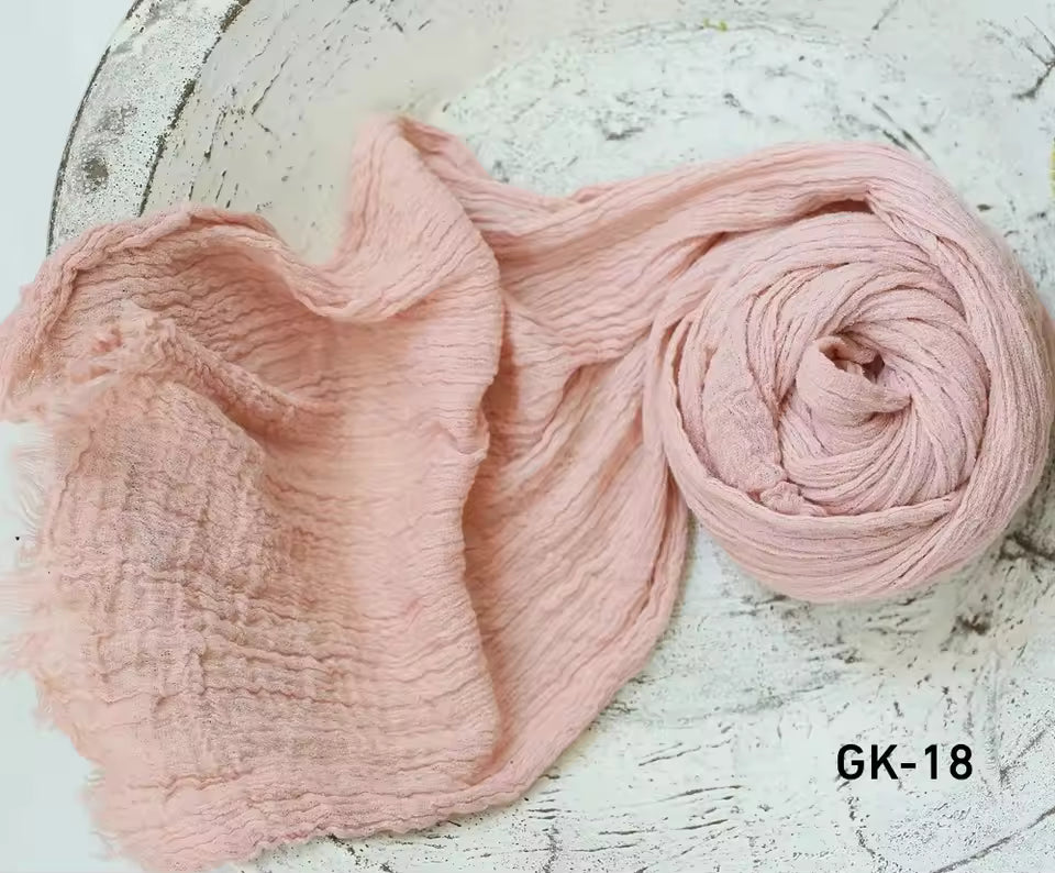 Stretchable Newborn Photography Wrap – Soft Cotton Prop Blanket