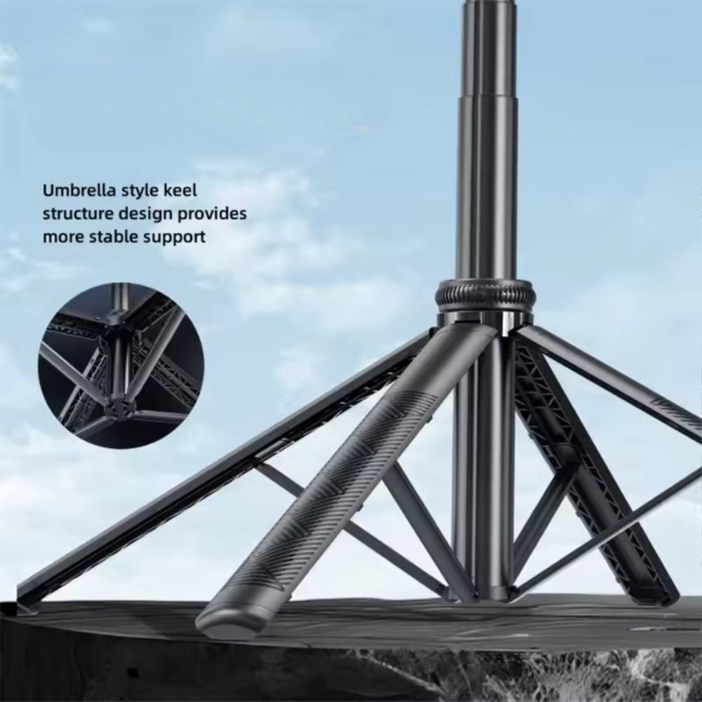 C17 AI Tracking Selfie Stick Tripod with 360° Rotation & Fill Light