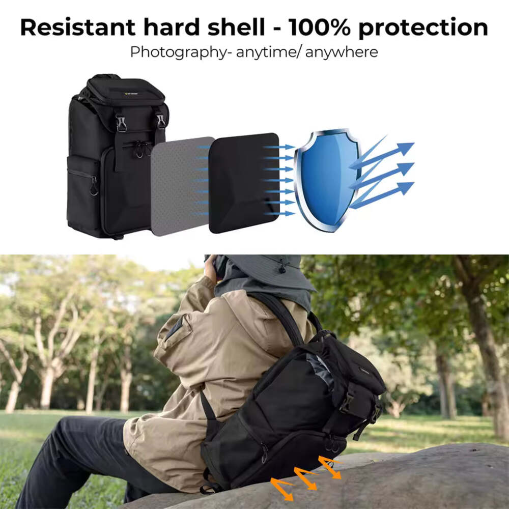 K&F Concept 25L Camera Backpack with Laptop Compartment for DSLR & Mirrorless