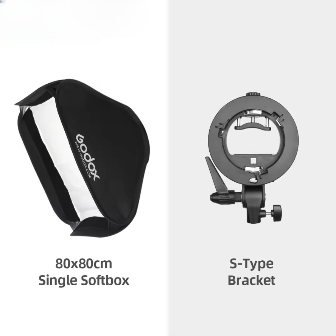 Godox  Adjustable Softbox Kit with Bowens Mount for Speedlite Flash