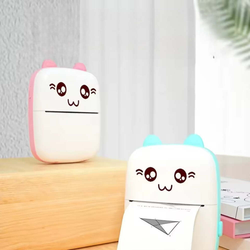 Portable Mini Bluetooth Thermal Printer for Labels, Photos & Notes