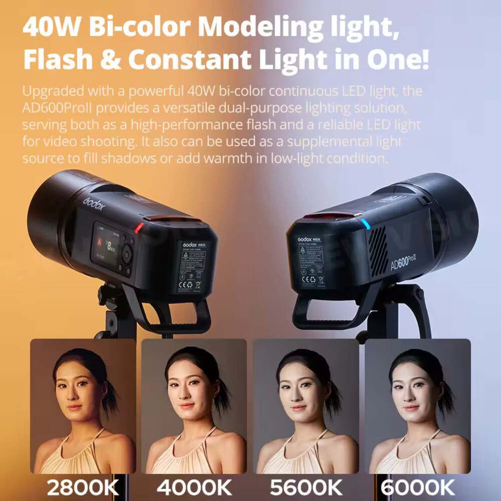 Godox AD600Pro II 600W Wireless Outdoor Flash TTL HSS for Canon Nikon