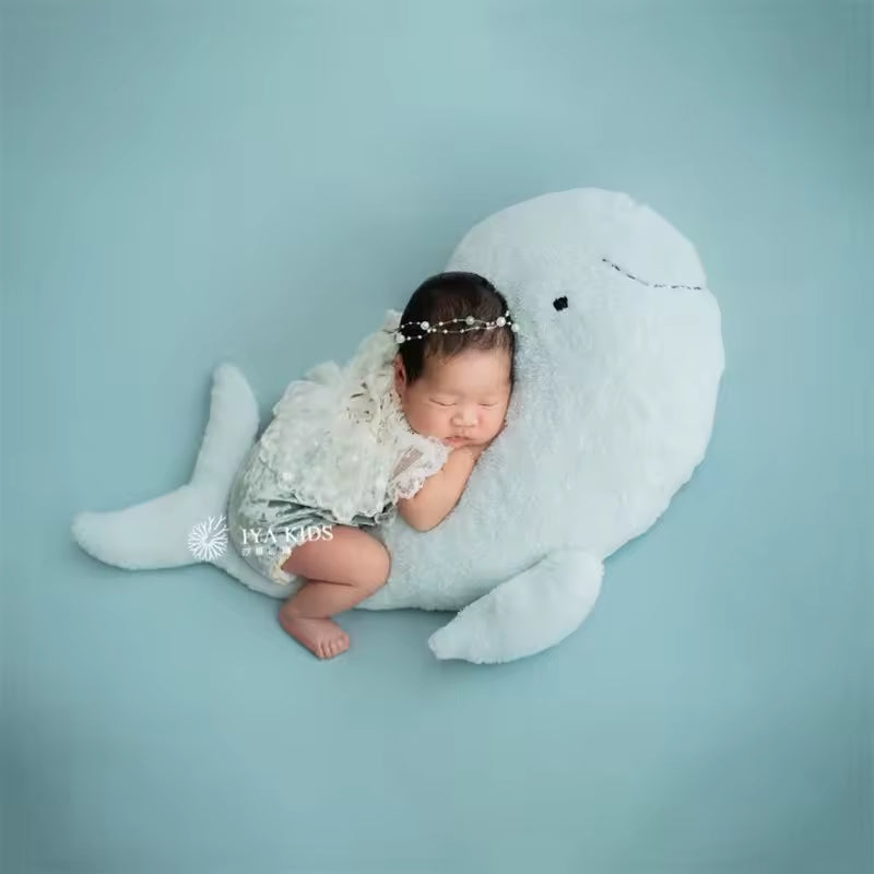 Newborn Baby Plush Bunny Photography Prop Posing Pillow Mat